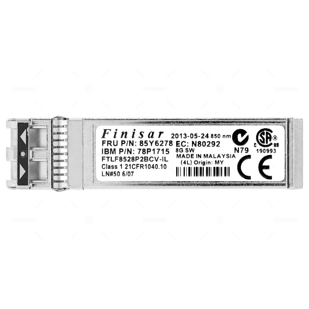 85Y6278 IBM 8GB SFP+ SW LC 850NM TRANSCEIVER FOR IBM STORWIZE V3700 V7000